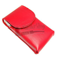 Zigarettenetui SLIM – rotes Leder