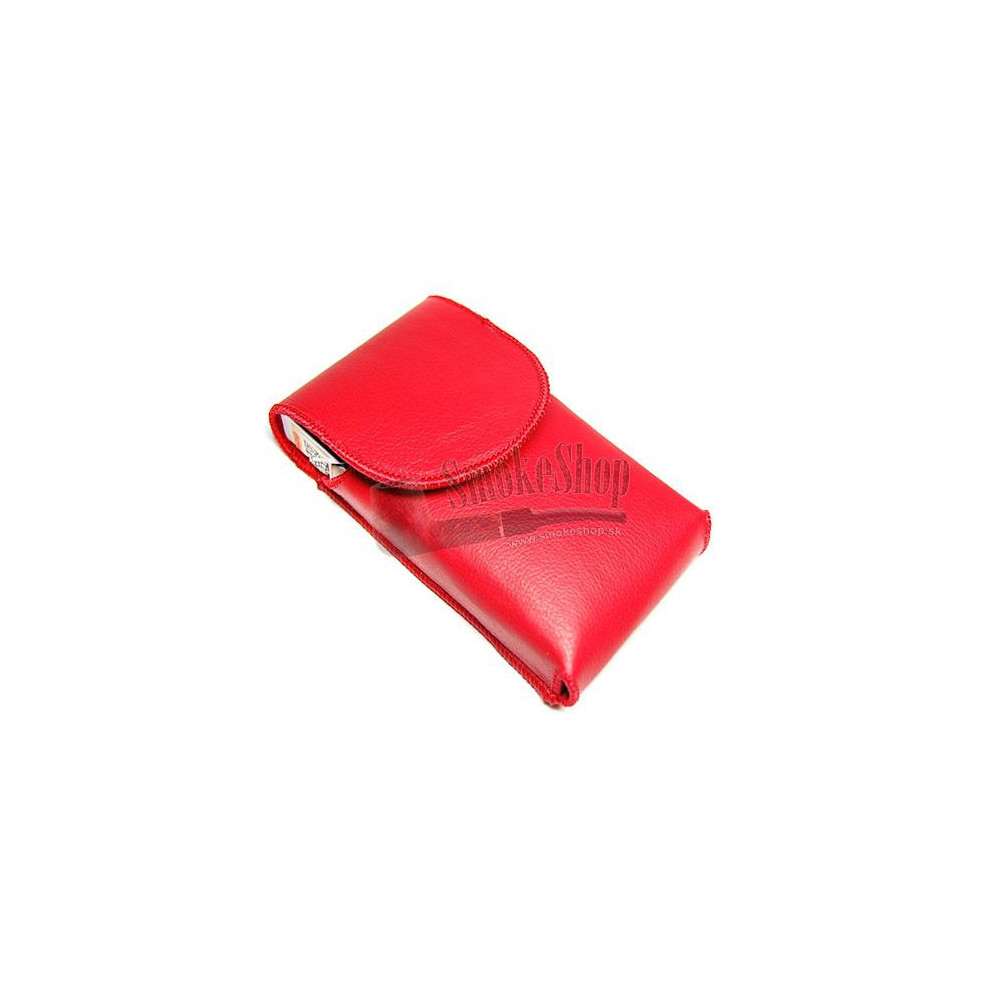 Zigarettenetui SLIM – rotes Leder