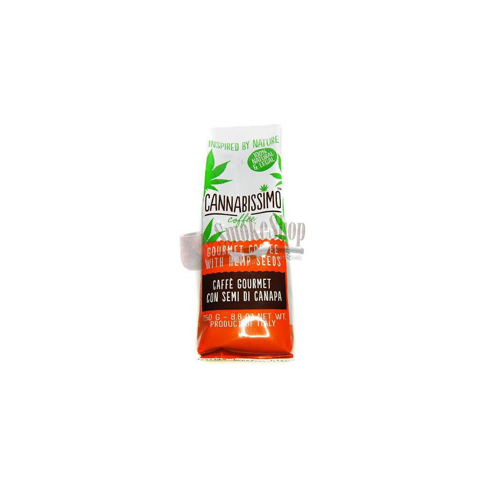 Cannabissimo – gemahlener Kaffee mit Hanfsamen, 250 g