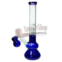Glasbong mit Vorkühler, 30 cm – Blau