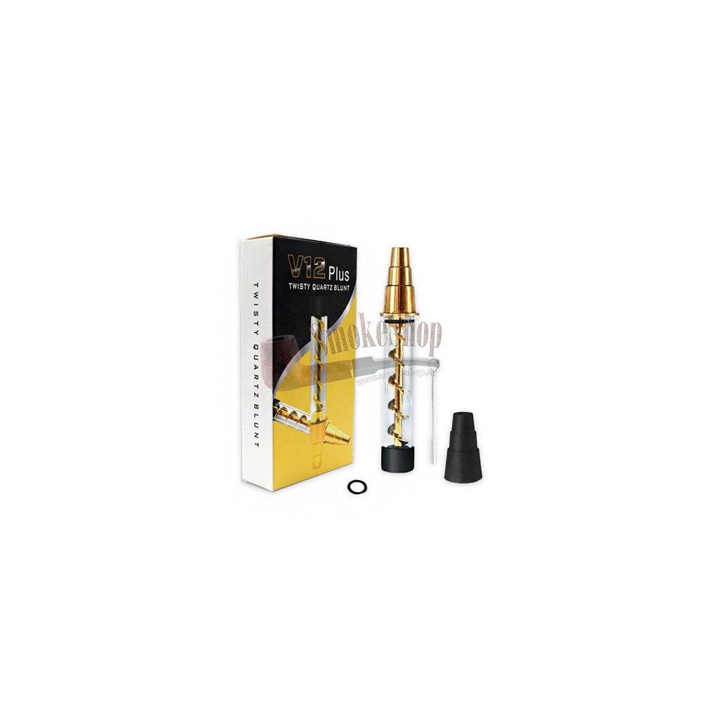 V12 Twisty Blunt – Bongo- oder Glaspfeife – Blunt – Ansicht der gesamten Verpackung