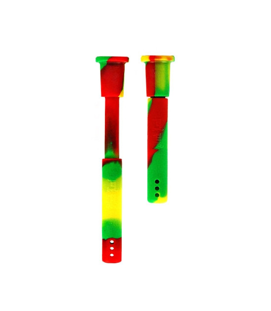 Silikon-Fallrohr für Bong NS19/NS14mm Teleskop (Puff)