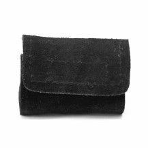 Coca-Schnupftabakset – schwarzes Stoffetui – geschlossen