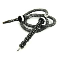 Jumbo-Shisha-Schlauch schwarz