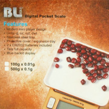 BL digitale MP3-Waage 0,01 g