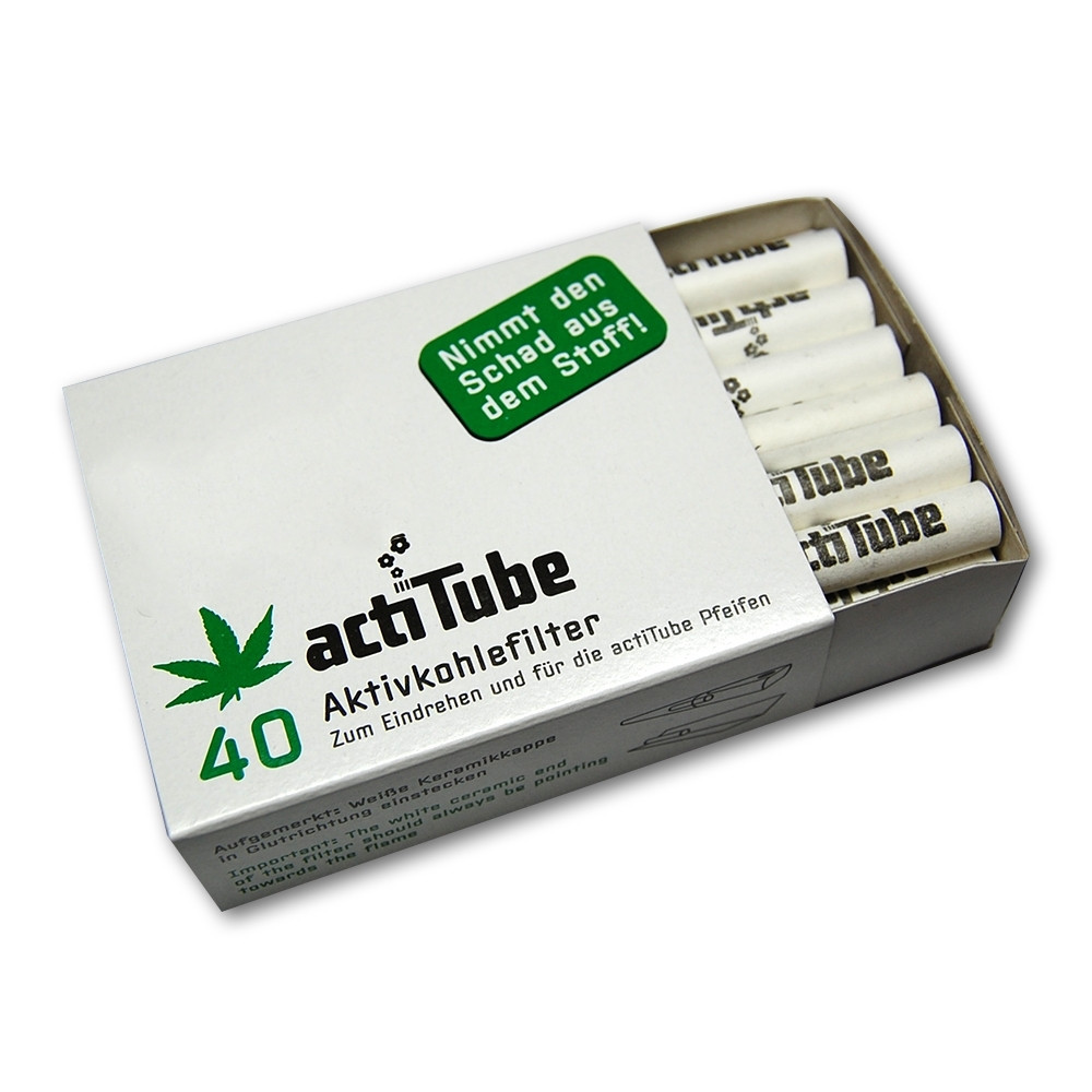 Aktivkohlefilter ActiTube 40 Stück (8 mm)