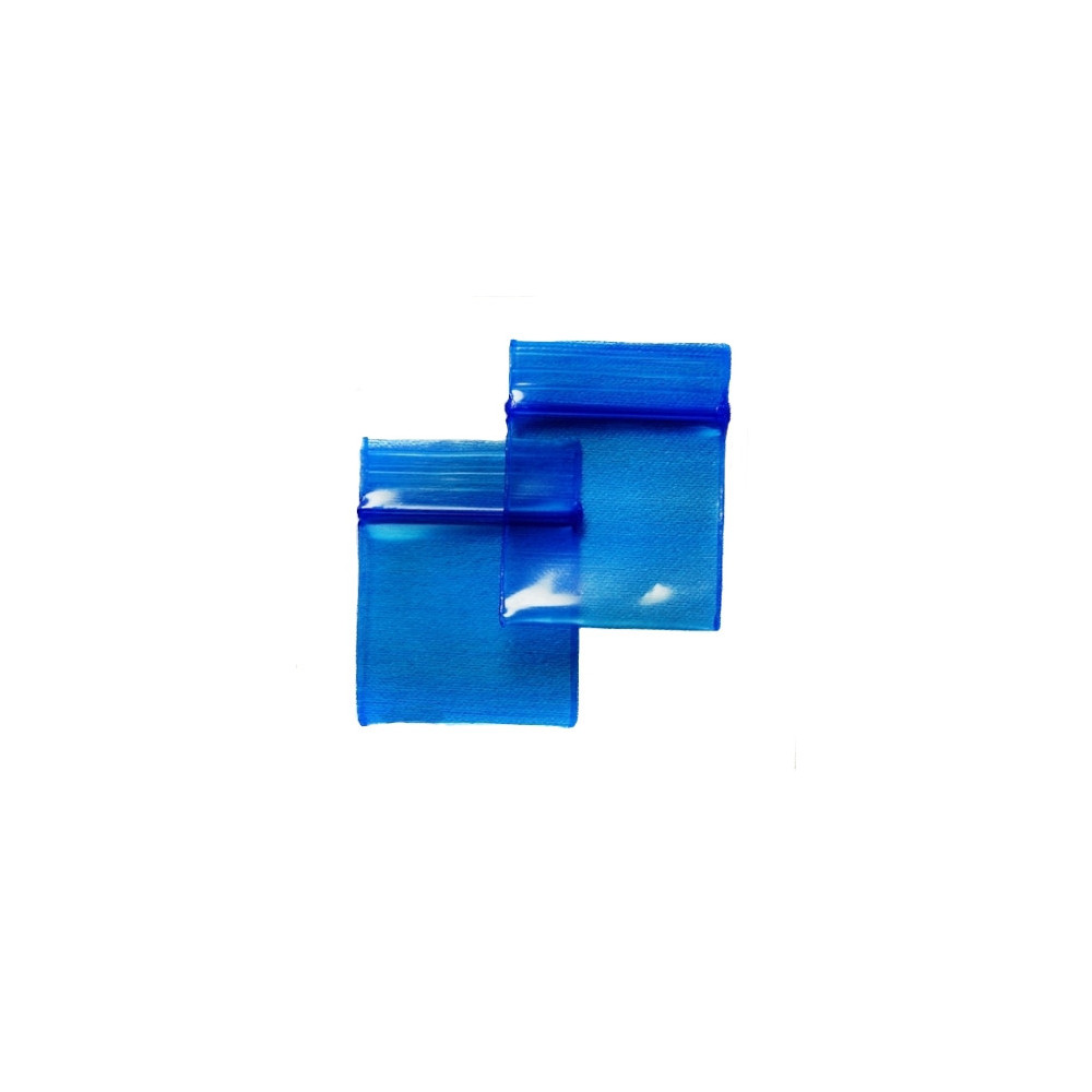 Reißverschlusstaschen, blau, 18x18