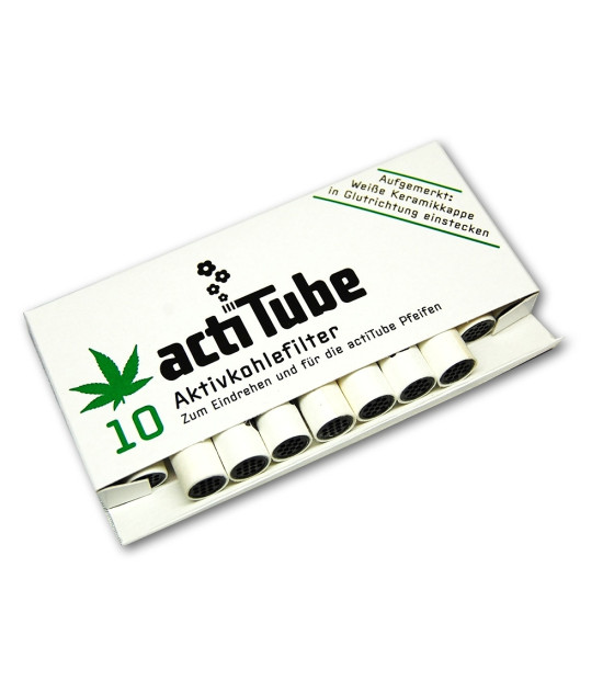 Aktivkohlefilter ActiTube 10 Stück (8 mm)