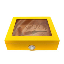 Angelo Kristalglass Zigarren-Humidor im Cohiba-Stil
