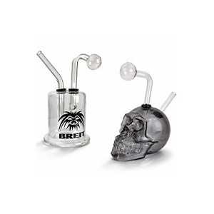 Öl- und Kristallbongs
